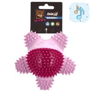 Іграшки для собак AnimAll GrizZzly Baby Іграшка для собак Морська зірка, 13,3х12,7х5,8 см, рожева лаванда