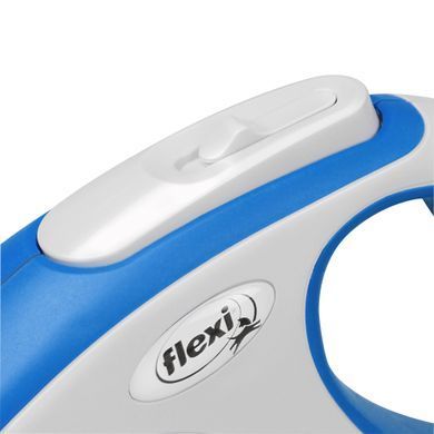 Амуніція для собак Амуніція для собак Рулетка Flexi New Comfort для собак, стрічка, розмір L, 8 м (синя)