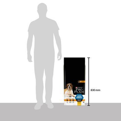 Сухий корм PRO PLAN Large Robust Adult 2+ Everyday Nutrion для дорослих собак великих порід масивної статури, з куркою, 14 кг