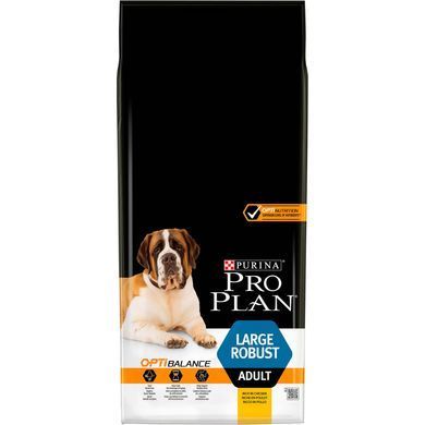 Сухий корм PRO PLAN Large Robust Adult 2+ Everyday Nutrion для дорослих собак великих порід масивної статури, з куркою, 14 кг