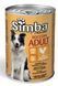 Вологий корм для собак SIMBA Dog Wet курка з індичкою 1230 г