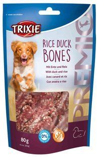 Ласощі Trixie Premio Rice Duck Bones для собак кісточки з качкою і рисом 80 г