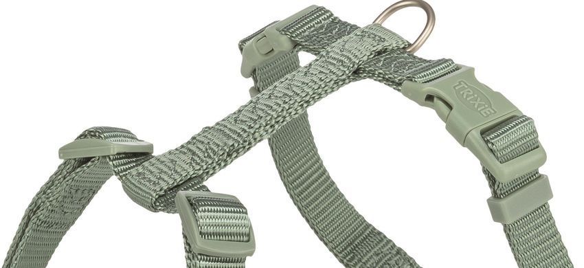 Амуніція для собак Амуніція для собак Шлея Trixie Premium H-harness для собак XXS&ndash;XS 20&ndash;32 см 10 мм світло-зелена