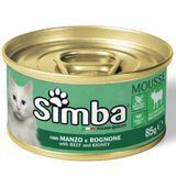 Вологий корм для котів SIMBA Cat Wet телятина 85 г