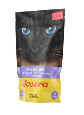 Вологий корм для дорослих котів Josera Filet Huhn mit Kalb філе курка з телятиною 70 г