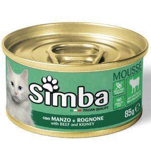 Вологий корм для котів SIMBA Cat Wet телятина 85 г
