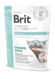 Сухий корм Brit GF VetDiet Cat Struvite для котів, при сечокам'яній хворобі, з куркою та горохом, 400 г