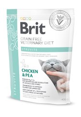 Brit VetDiets Cat Grain Free Struvite Chicken & Pea 400г арт.170955/528288