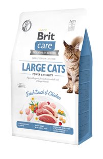 Brit Care Cat Grain Free Large cats Power & Vitality Duck & Chicken 400 г арт.171311