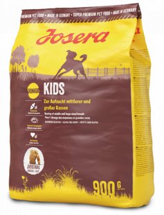 Сухий корм для цуценят та юніорів зміцнення імунінету Josera Kids курка рис 900 г