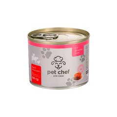 Вологий корм для дорослих собак Pet Chef м'ясний паштет асорті 200 г
