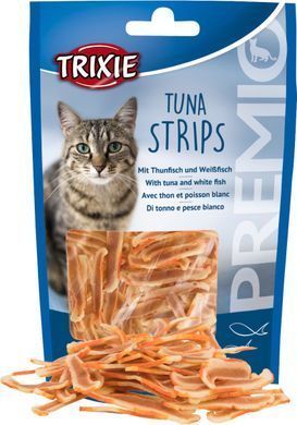Ласощі Trixie Premio Tuna Strips для котів з тунцем і білою рибою 20 г
