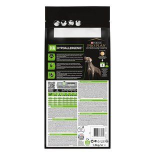 Лікувальні дієти для собак Сухий дієтичний корм PRO PLAN VETERINARY DIETS HA Hypoallergenic для дорослих собак та цуценят для зниження ознак інгредієнтної та нутрієнтної непереносимості, 1,3 кг