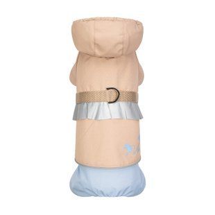 Одяг Одяг Дощовик Pet Fashion Tina для дівчаток розмір L бежевий/блакитний