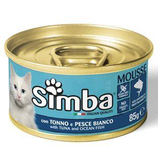 Вологий корм для котів SIMBA Cat Wet тунець та океанічна риба 85 г