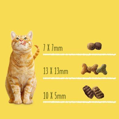 Сухий корм FRISKIES для дорослих котів, з яловичиною, куркою і овочами, 10 кг