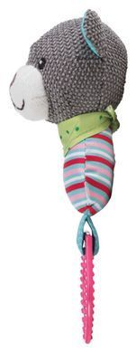 Іграшка Trixie Junior Ведмідь для собак, з кільцем зі звуком, 23 см (текстиль/плюш)