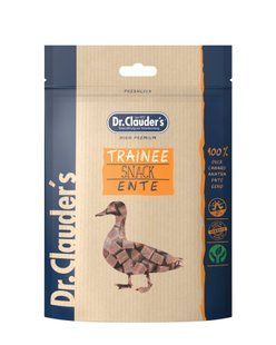 Ласощі для собак Заохочувальні тренувальні ласощі Dr.Clauder's Trainee Snack Duck, 80 г, Органічні кубики з качиного м'яса для собак та котів
