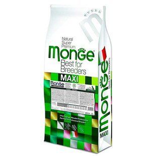 Сухий корм для дорослих собак великих порід Monge Dog Maxi Adult курка з рисом 15 кг