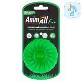 Іграшка AnimAll АnimАll Fun м'яч хвиля з пищалкою для собак, 75 мм, зелений