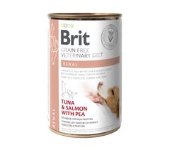 Brit VetDiets Dog Renal Tuna & Salmon with Pea 400г арт.100267