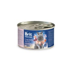 Brit Premium by Nature Cat Chicken & Chicken Hearts 200г арт.100615