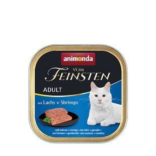 Вологий корм Animonda Vom Feinsten для котів, з лосось та креветками, 100 г