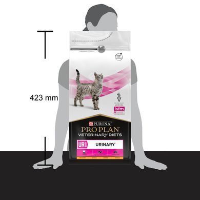 Лікувальні дієти для котів Сухий дієтичний корм PRO PLAN VETERINARY DIETS UR Urinary для дорослих котів для розчинення та зниження утворення струвітних каменів, з куркою, 1,5 кг