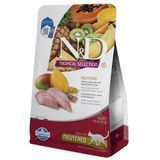 Сухий низькозерновий корм Farmina N&D Tropical Selection для стерилізованих дорослих котів, курка з тропічними фруктами, 300 г