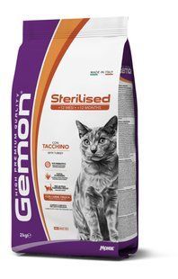 Сухий корм для котів Gemon Cat Sterilized з індичкою 2 кг