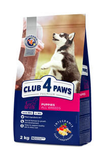 Сухий корм для цуценят Club 4 Paws Premium курка всі породи 2 кг