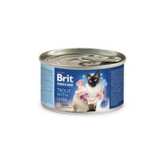 Brit Premium by Nature Cat Trout & Liver 200г арт.100616