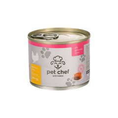 Pet Chef м'ясний паштет з куркою для дорослих собак 200 г