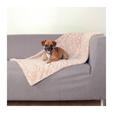 Лежанки Лежанки, будки, двері Килимок Trixie Cosy для собак, плюшевий, 100х70 см (бежевий)