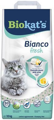 Наповнювач Biokat's Biokats Bianco Fresh для котячого туалету, бентонітовий, 10 кг