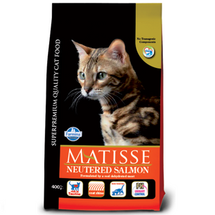 Сухий корм Farmina Matisse Neutered Salmon для стерилізованих кішок, з лосось, 400 г