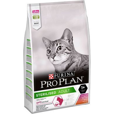 Сухий корм PRO PLAN Sterilised Adult 1+ Savoury Duo для дорослих стерилізованих котів, з качкою та печінкою, 10 кг