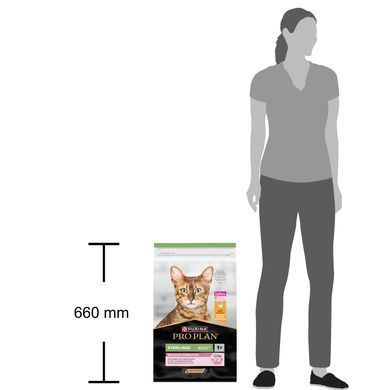 Сухий корм PRO PLAN Sterilised Adult 1+ Delicate Digestion для дорослих стерилізованих котів з чутливим травленням, з куркою, 10 кг