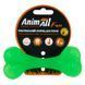 Іграшка AnimAll Fun кістка для собак, зелена, 12 см