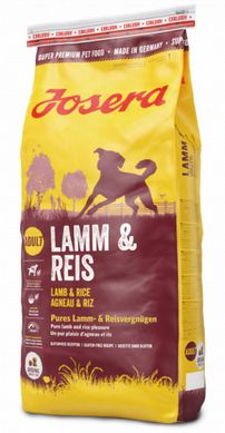 Сухий корм для дорослих собак турбота про травлення Josera Lamm & Reis ягня та рис 15 кг