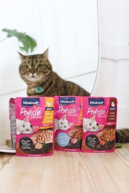 Вологий корм Vitakraft Po&eacute;sie D&eacute;lice для котів, курка в соусі, 85 г