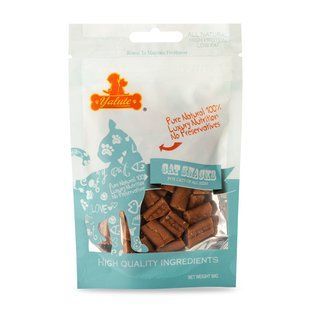 Ласощі Yalute Salmon Short Sticks для котів, короткі палички з лосось, 50 г