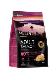 Корм сухий Profine Salmon and Potatoes для дорослих собак всіх порід, з лосось та картоплею, 3 кг