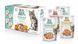Корм вологий для стерилізованих котів Brit Care Flavour box Sterilized філе в соусі, набір паучів 12 х 85 г
