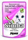 Вологий корм для котів SIMBA Cat Wet лосось та рибка дорі 100 г