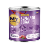 Вологий корм MY champion шматочки з телятиною для собак, 415г