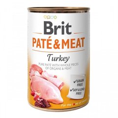 Brit Care Dog Pate & Meat Turkey 400г арт.100074/530298