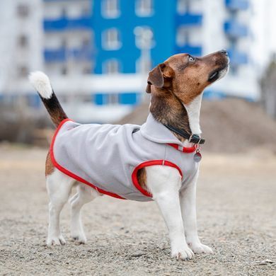 Одяг Одяг Жилет Pet Fashion &laquo;Fleecy&raquo; для собак, розмір M, сіро-червоний