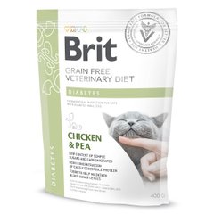 Brit VetDiets Cat Grain Free Diabetes Chicken & Pea 400г арт.170970/528530