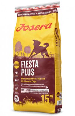Сухий корм для дорослих собак підтримка серця Josera FiestaPlus лосось курка рис 15 кг